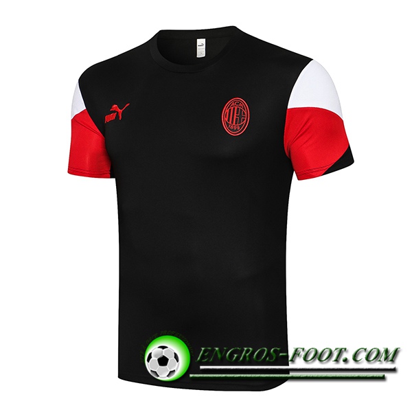 Training T-Shirts Milan AC Noir/Rouge 2021/2022