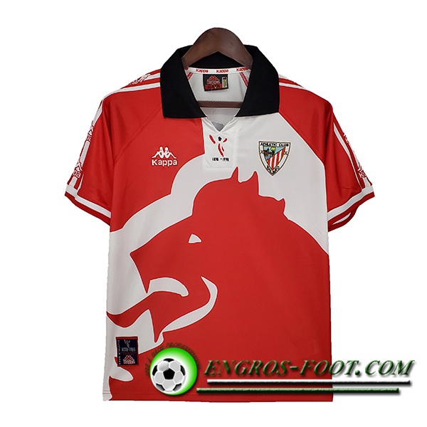 Maillot de Foot Athletic Bilbao Retro Domicile 1997/1998