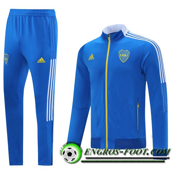 Ensemble Survetement de Foot - Veste Boca Juniors Bleu 2021/2022