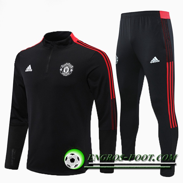 Ensemble Survetement de Foot Manchester United Enfant Blanc 2021/2022