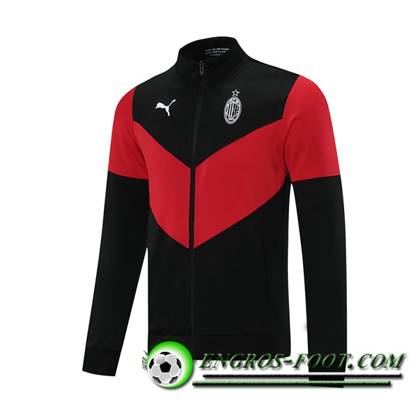 Nouveaux Veste Foot Milan AC Noir 2021/2022 -1