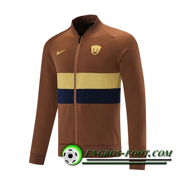 Nouveaux Veste Foot Pumas UNAM Brun 2021/2022