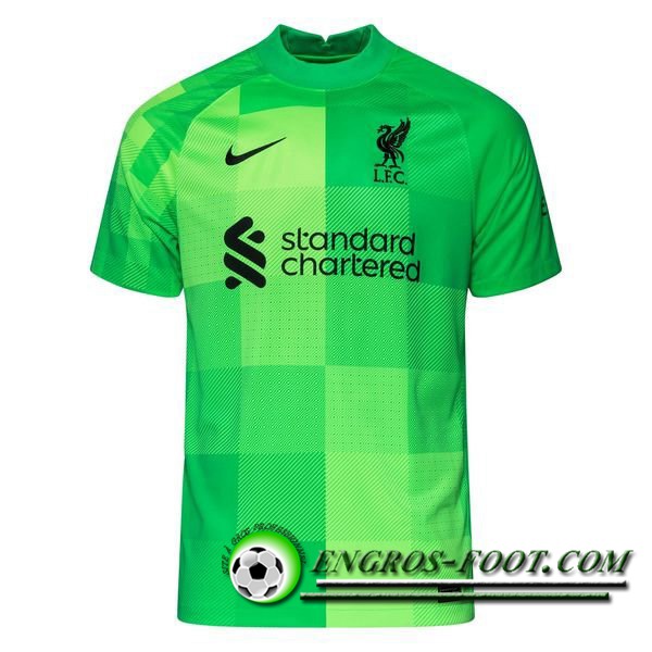 Maillot de Foot FC Liverpool Gardien de But Vert 2021/2022