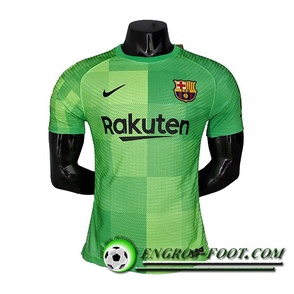 Maillot de Foot FC Barcelone Gardien de But Vert 2021/2022