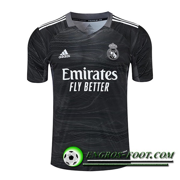 Maillot de Foot Real Madrid Gardien de But Noir 2021/2022