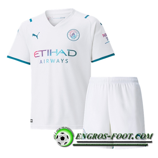 Maillot de Foot Manchester City Enfant Exterieur 2021/2022