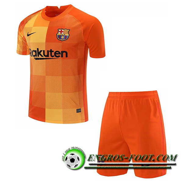 Maillot de Foot FC Barcelone Enfant Gardien de But 2021/2022