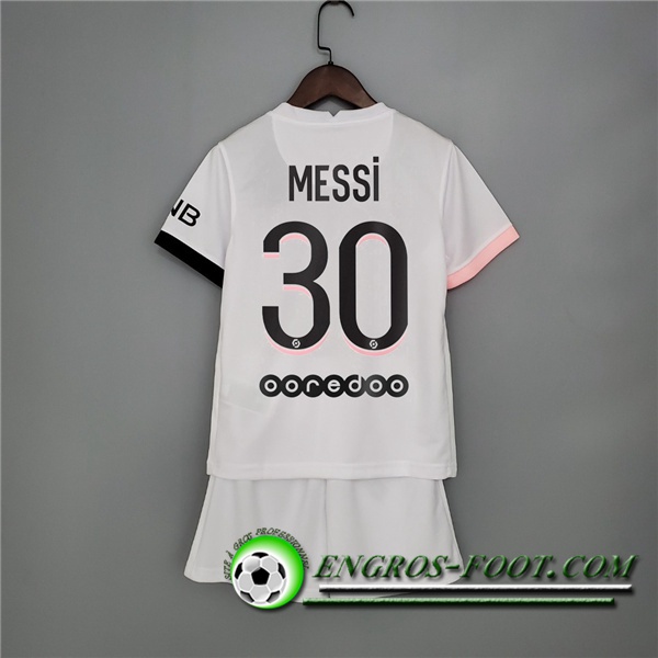 Maillot de Foot PSG Enfant MESSI 30 Exterieur 2021/2022