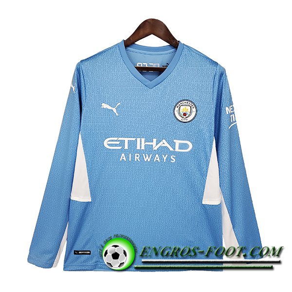 Maillot de Foot Manchester City Domicile Manche longue 2021/2022