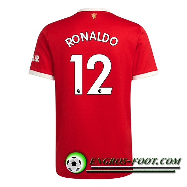 Nouveau Maillot Manchester United Ronaldo 12 Domicile 2021/2022