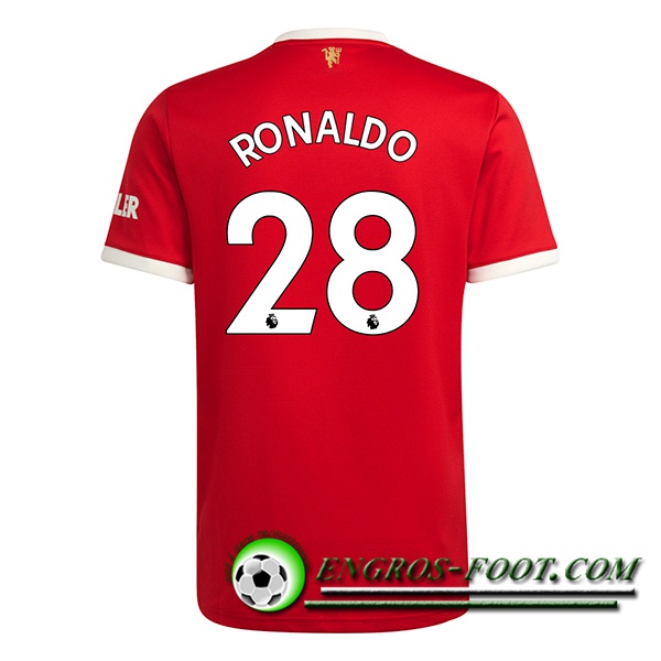 Nouveau Maillot Manchester United Ronaldo 28 Domicile 2021/2022