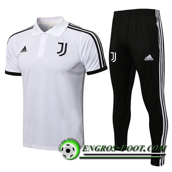 Ensemble Polo Juventus + Pantalon Blanc 2021/2022