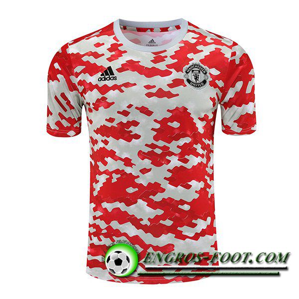 Training T-Shirts Manchester United Rouge 2021/2022