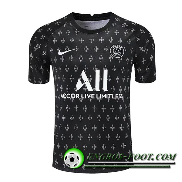 Training T-Shirts Jordan PSG Noir/Blanc 2021/2022