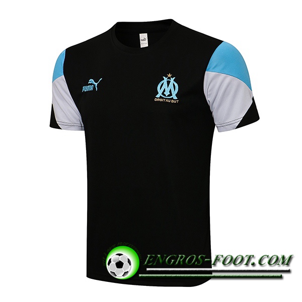 Training T-Shirts Marseille OM Noir/Blanc 2021/2022