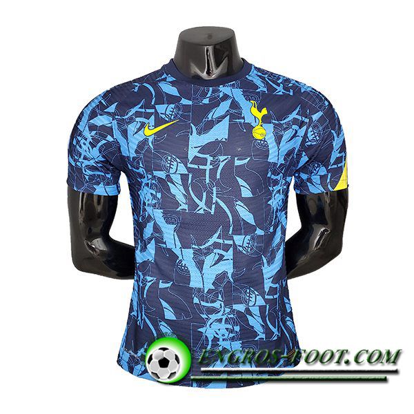 Training T-Shirts Tottenham Hotspur Player Version Noir/Bleu 2021/2022