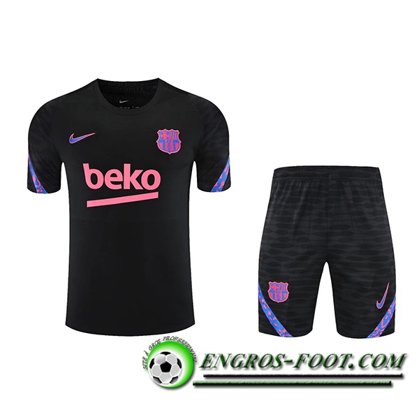 Ensemble Training T-Shirts FC Barcelone + Short Noir 2021/2022