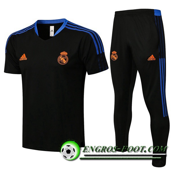 Ensemble Training T-Shirts Real Madrid + Pantalon Noir 2021/2022