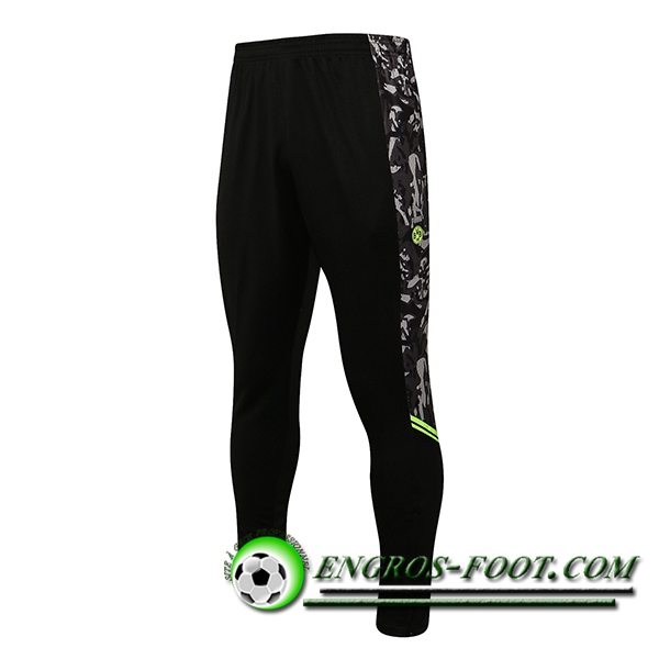 Training Pantalon Foot Dortmund BVB Noir/Gris 2021/2022