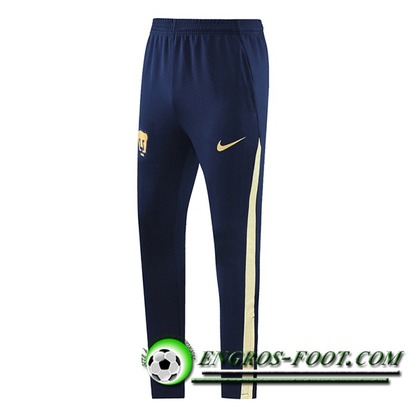 Training Pantalon Foot Pumas UNAM Bleu Marin 2021/2022