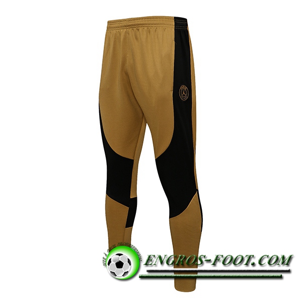 Training Pantalon Foot Jordan PSG Jaune/Noir 2021/2022