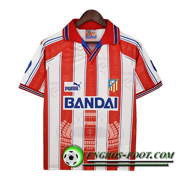 Maillot de Foot Atletico Madrid Retro Domicile 1996/1997