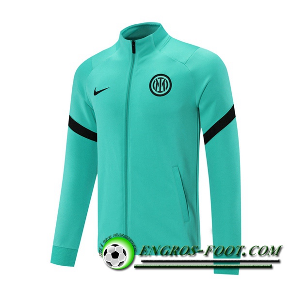 Nouveaux Veste Foot Inter Milan Vert/Noir 2021/2022