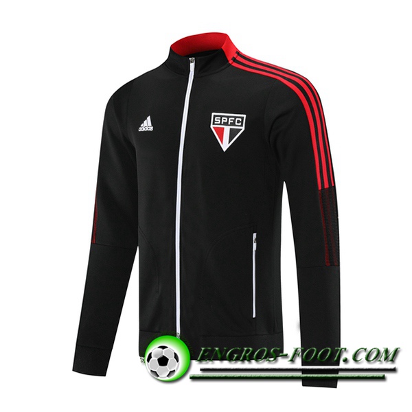 Nouveaux Veste Foot Sao Paulo FC Noir 2021/2022