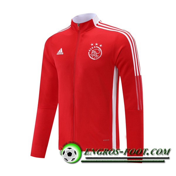 Nouveaux Veste Foot AFC Ajax Rouge 2021/2022