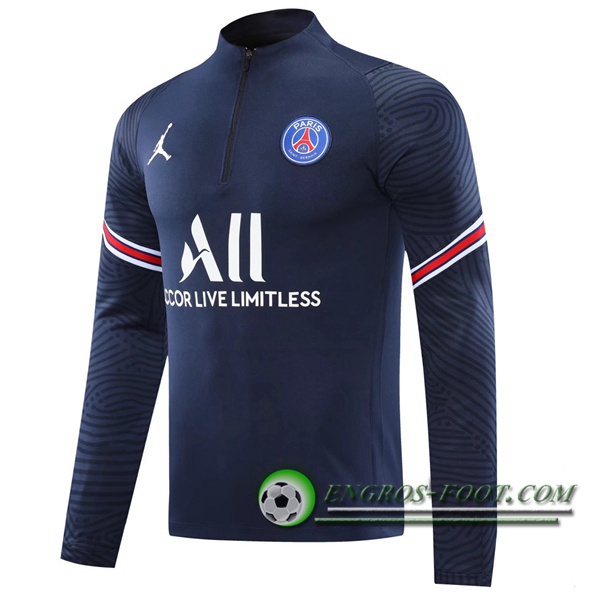 Sweatshirt Training Jordan PSG Bleu Marin 2020/2021