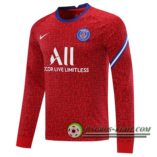 Sweatshirt Training PSG Rouge 2020/2021