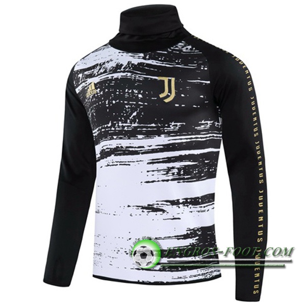 Sweatshirt Training Juventus Blanc/Noir 2020/2021