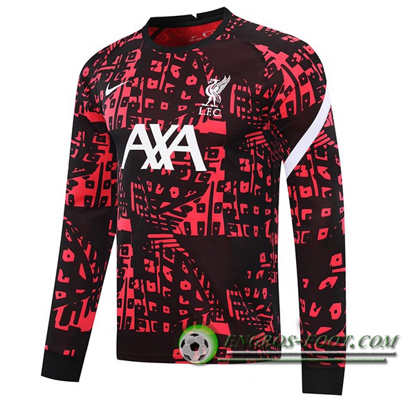 Sweatshirt Training FC Liverpool Noir/Rouge 2020/2021