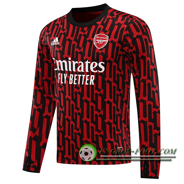 Sweatshirt Training Arsenal Rouge/Noir 2020/2021