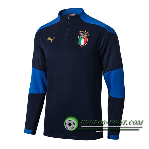 Sweatshirt Training Italie Bleu Marin 2020/2021