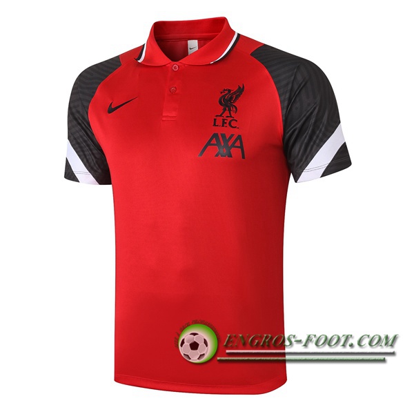 Polo Foot FC Liverpool Rouge/Noir 2020/2021