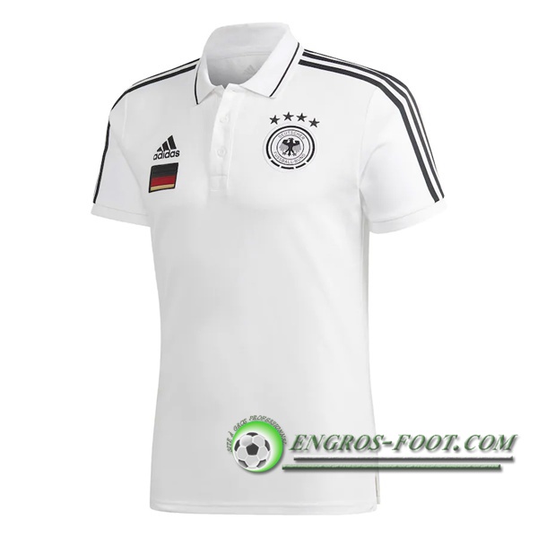 Polo Foot Allemagne Blanc 2020/2021