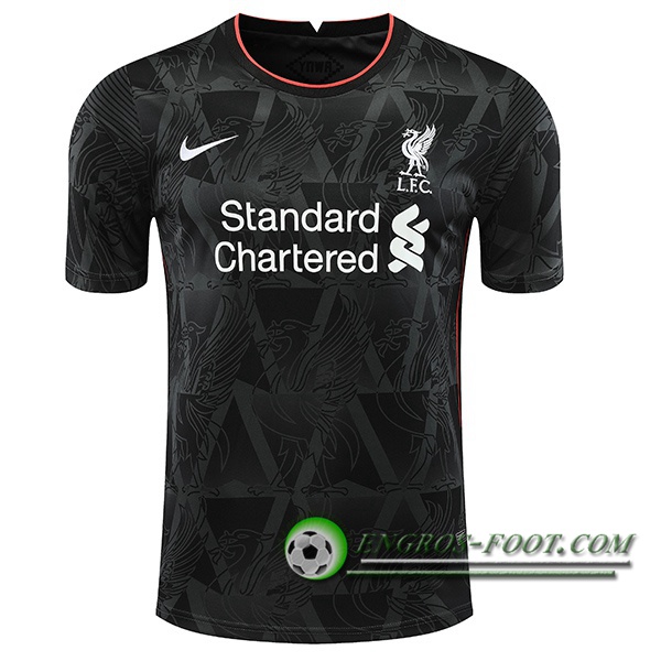 Training T-Shirts FC Liverpool Noir/Blanc 2020/2021