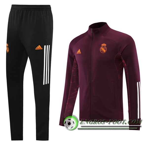 Ensemble Survetement de Foot - Veste Real Madrid Violet 2020/2021