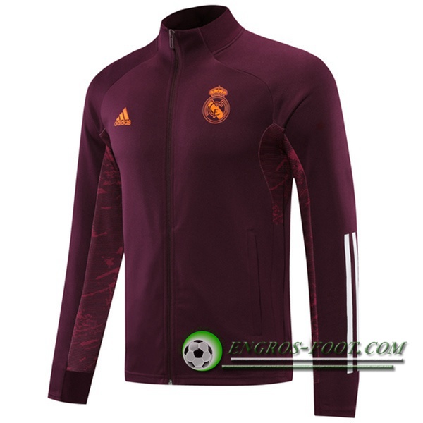 Nouveaux Veste Foot Real Madrid Violet 2020/2021