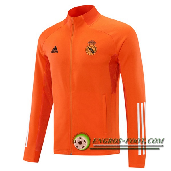 Nouveaux Veste Foot Real Madrid Orange 2020/2021