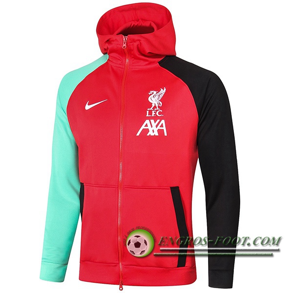 Veste A Capuche FC Liverpool Rouge/Noir 2020/2021