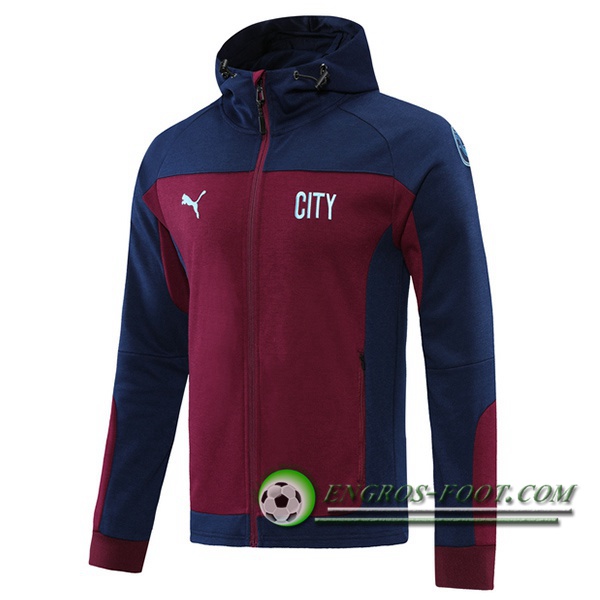 Veste A Capuche Manchester City Violet 2020/2021