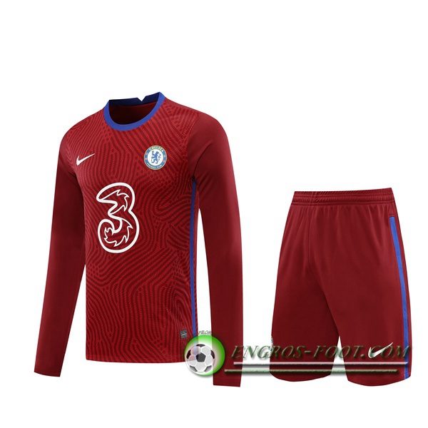 Maillot FC Chelsea Gardien De But Violet Manche longue 2020/2021