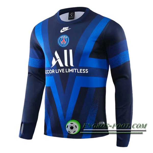 Engros-foot: Sweatshirt Training Paris PSG ALL Bleu 2019/2020 Thailande