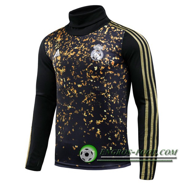 Engros-foot: Sweatshirt Training Real Madrid Adidas × EA Sports? FIFA 20 Noir Col Haut 2019/2020 Thailande