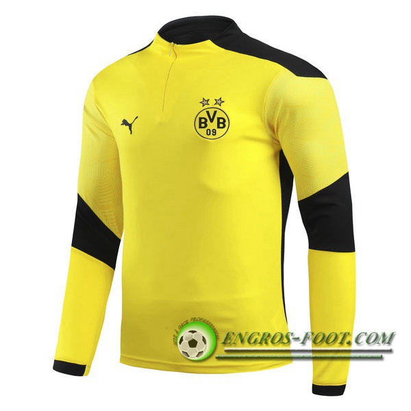 Engros-foot: Sweatshirt Training Dortmund BVB Jaune 2020/2021 Thailande