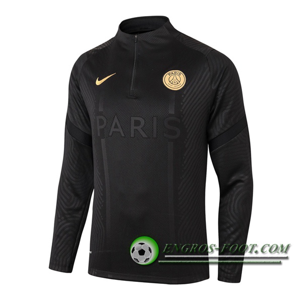 Engros-foot: Sweatshirt Training Pairis PSG Noir 2020/2021 Thailande