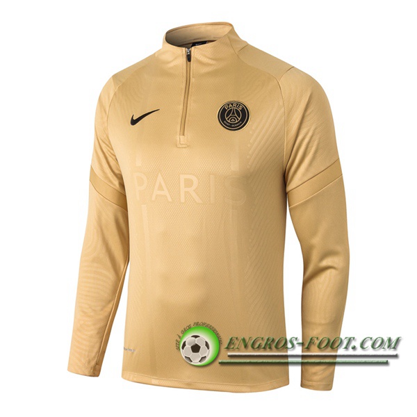 Engros-foot: Sweatshirt Training Pairis PSG Jaune 2020/2021 Thailande