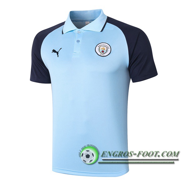 Polo Foot Manchester City Bleu 2020/2021